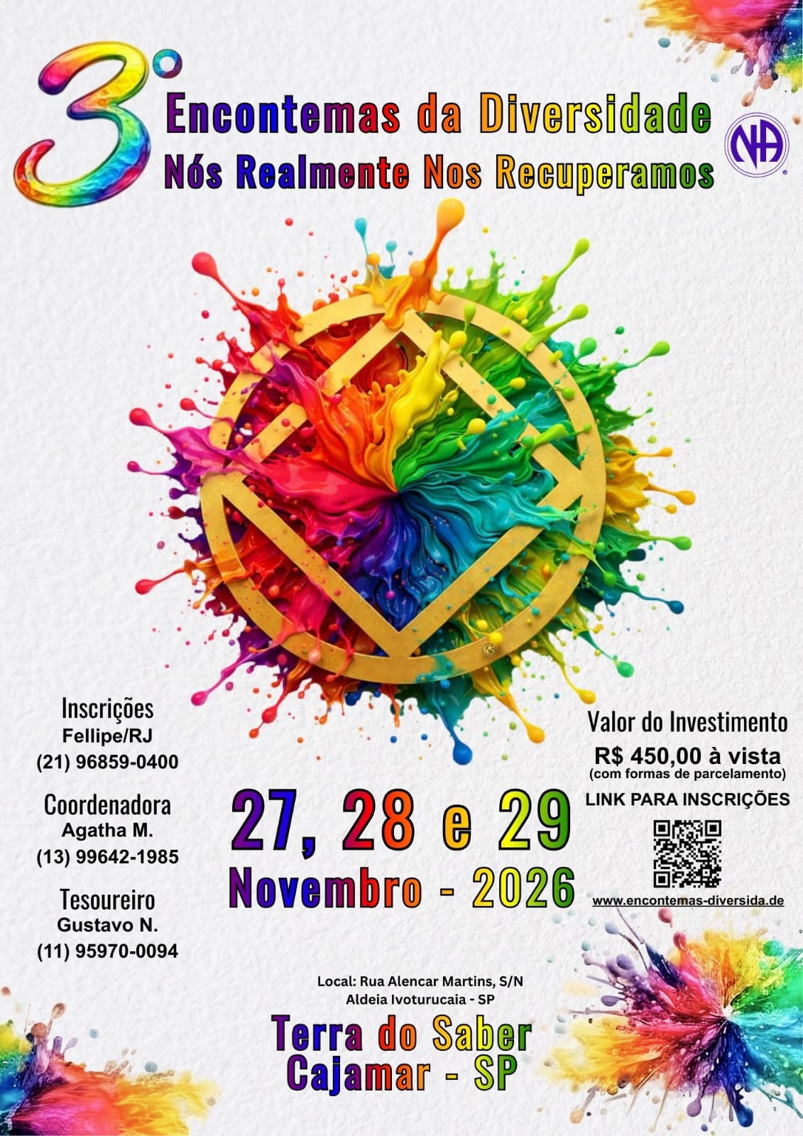 Cartaz 3º Encontemas da Diversidade